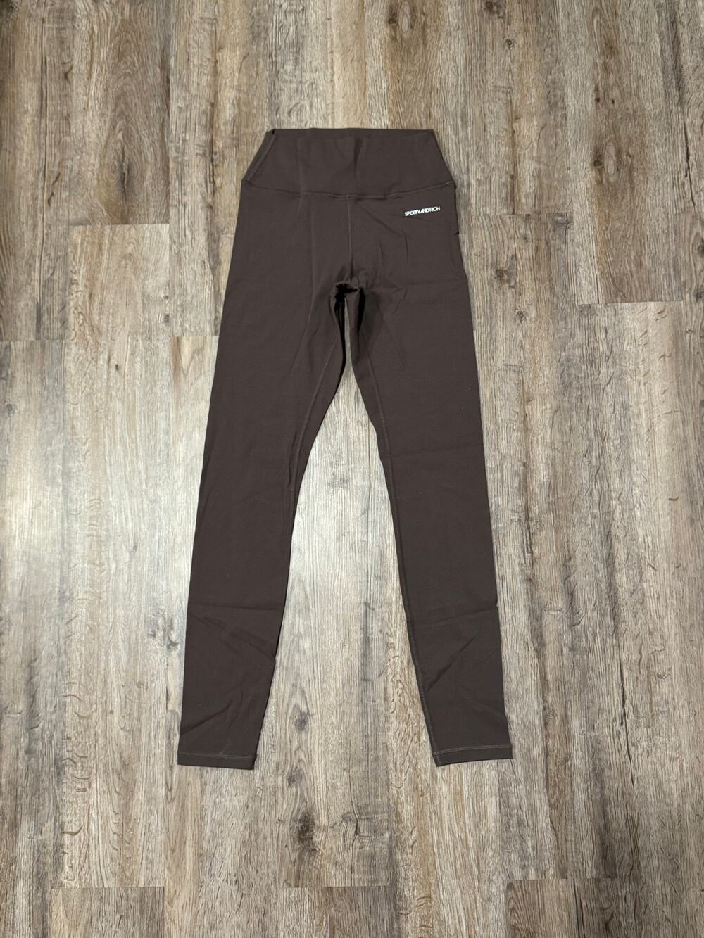 Sporty & Rich Women’s Chocolate Leggings Size Medium
